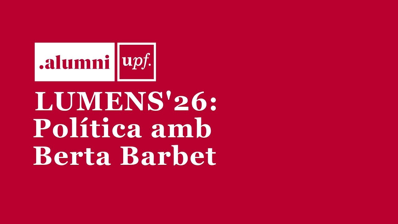 LUMENS'26: Política amb Berta Barbet