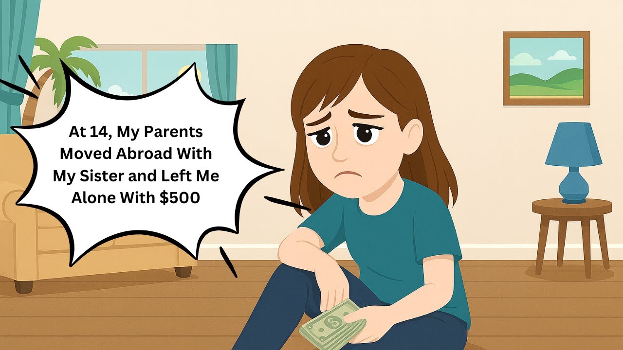 At 14, My Parents Moved Abroad With My Sister and Left Me Alone With $500