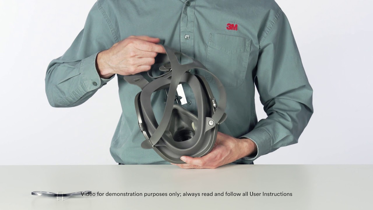 3M 6000 Full Face Reusable Respirators Spectacle Kit