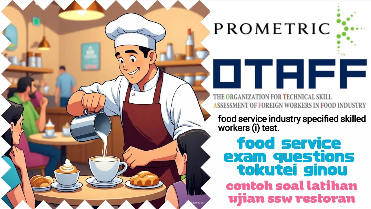 food service exam questions tokutei ginou || soal ujian ssw restoran