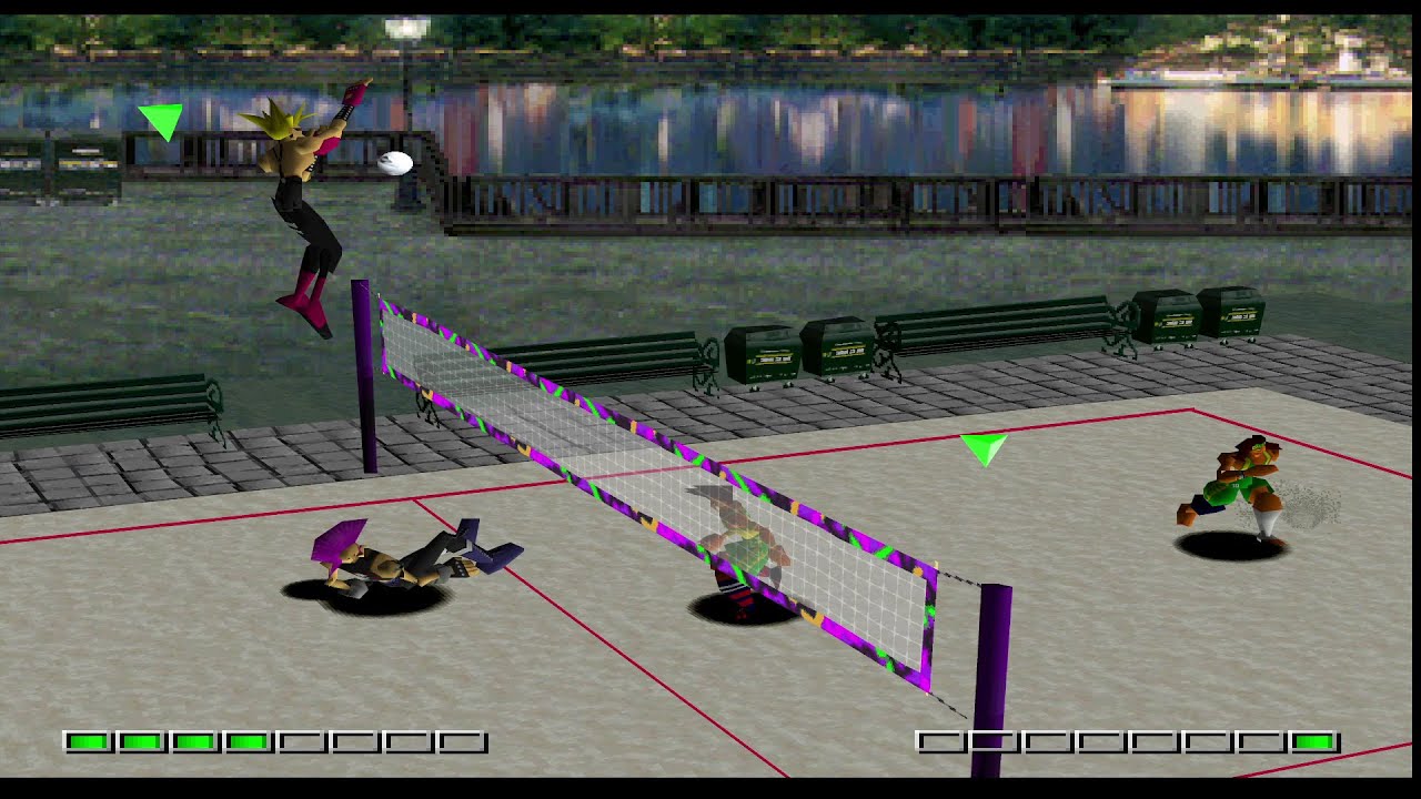 V-Ball Beach Volley Heroes PS1 Gameplay HD (DuckStation)
