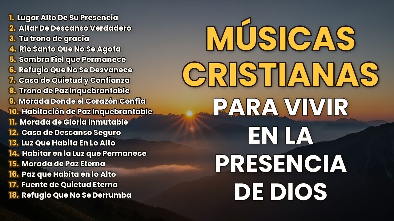 Alabanzas ✝️ para Llenar Tu Hogar con la Presencia de Dios