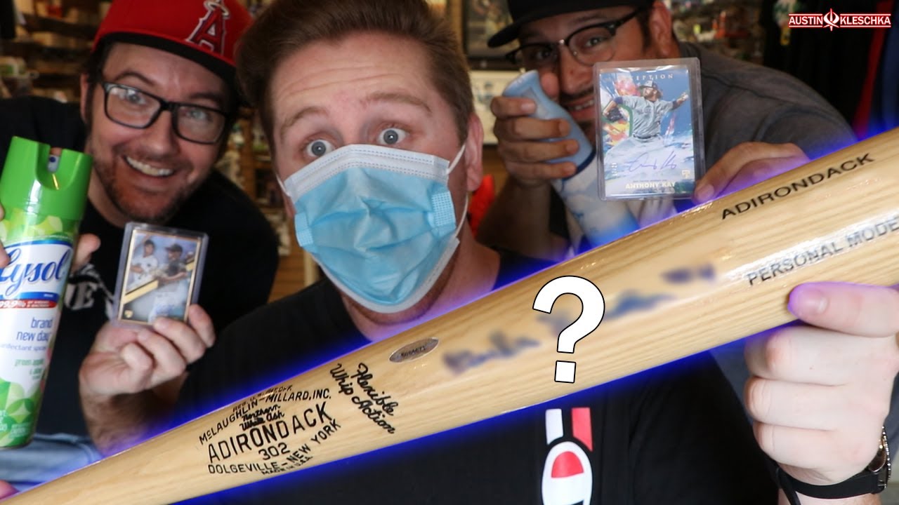 HALL OF FAME AUTOGRAPHED BAT SURPRISE DURING QUARANTINE BREAK! | Kleschka Pack Openings