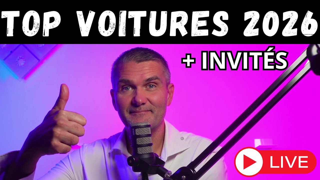 LIVE  : LES MEILLEURS VOITURES POUR VTC EN 2026