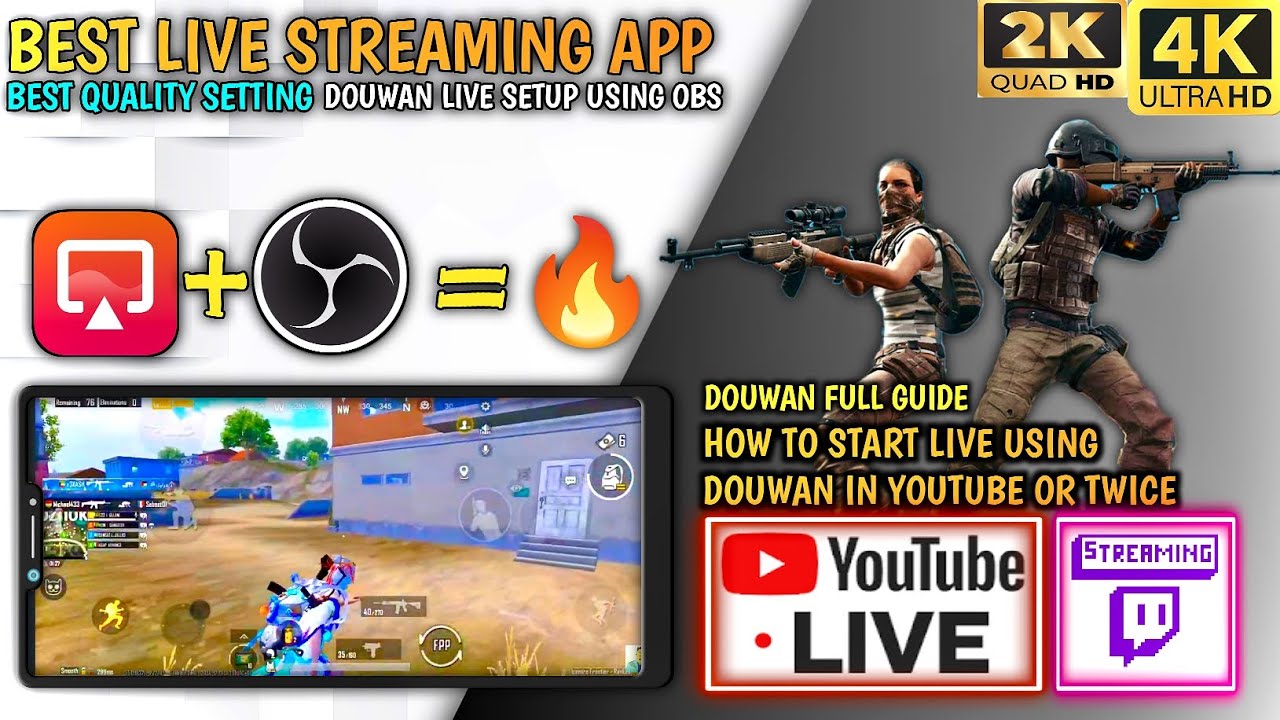 New Live Streaming Software 2025 / Plug and Play Streaming - Douwan App / OBS Live Streaming 🔥