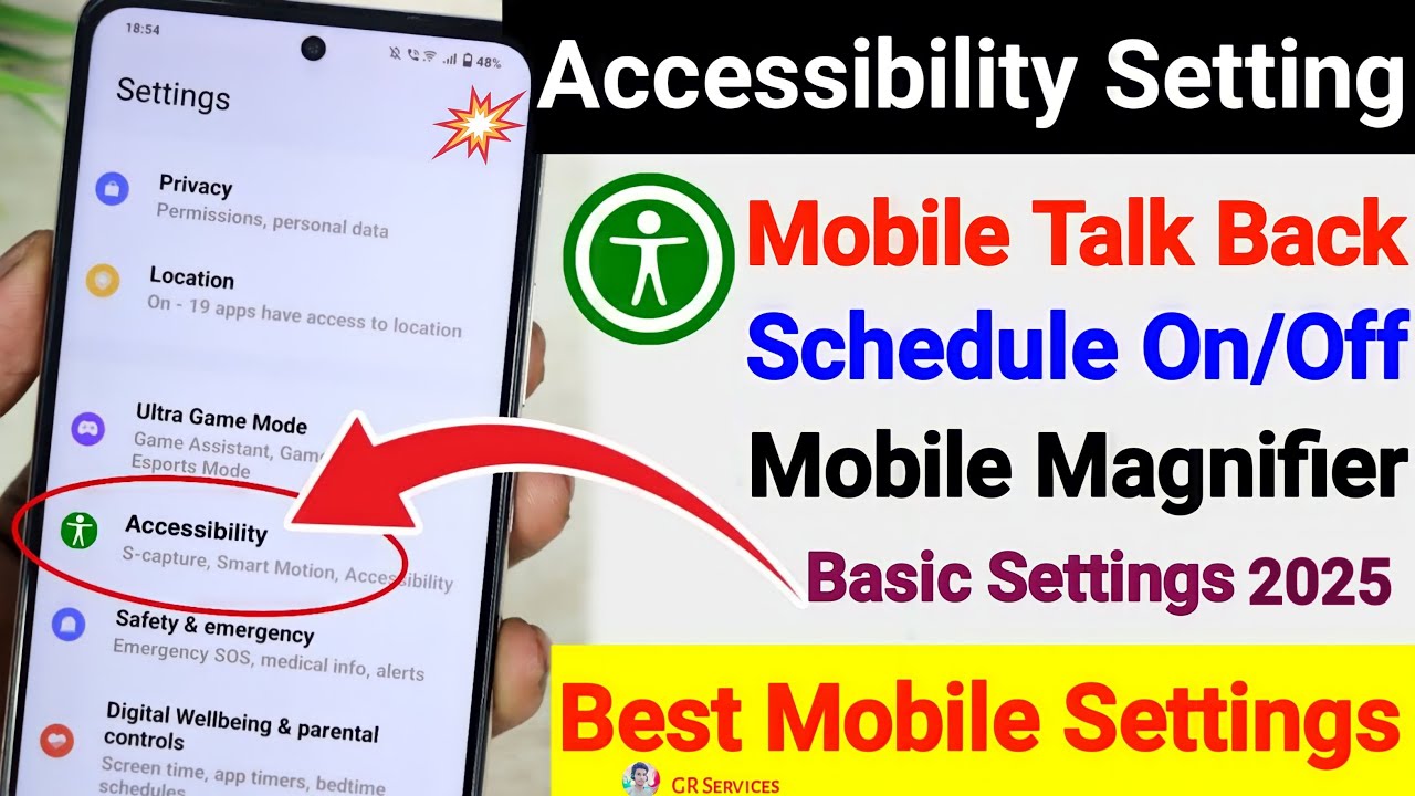 Accessibility Setting Can Make Your Phone More Easy | Mobile Accessibility Setting 202 | Mr GR