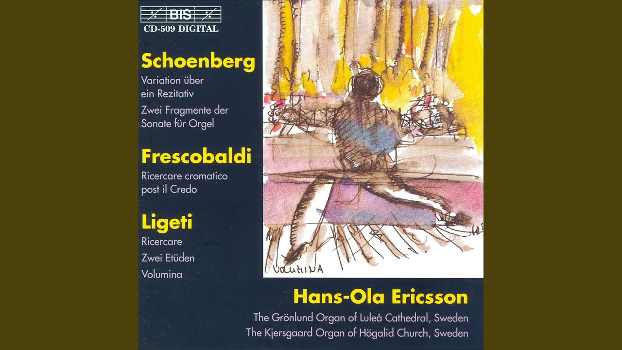 Variations on a Recitative, Op. 40: Variationen uber ein Rezitativ, Op. 40