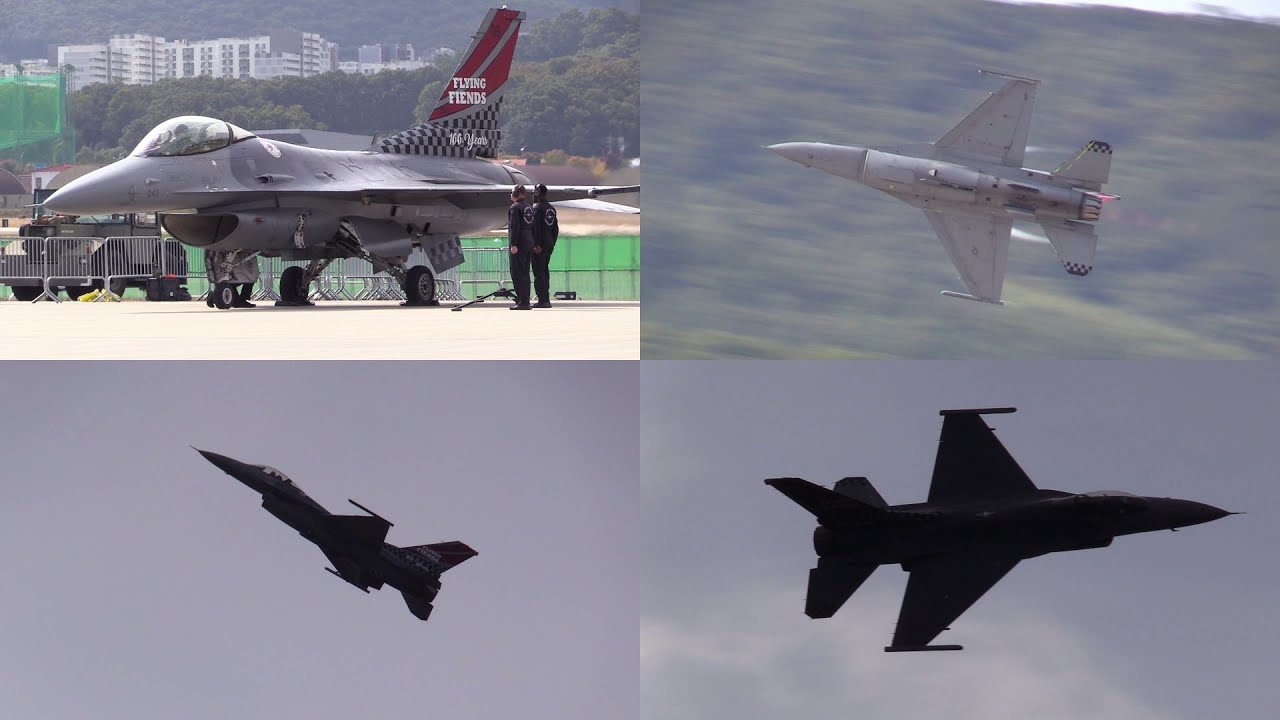 23/10/22 Seoul ADEX 2023 | USAF PACAF F-16 Demo Team Demo Flight at Day 2 서울에어쇼