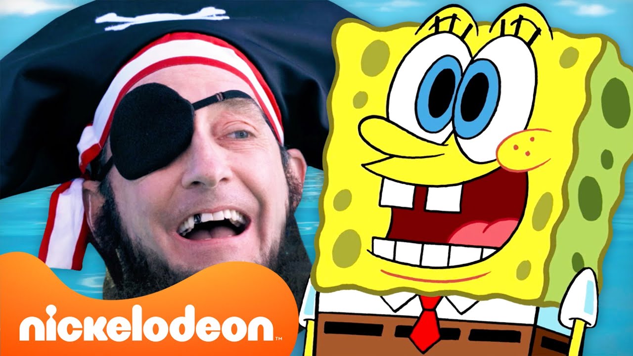 スポンジ・ボブ | 「海賊パッチー」のすべてのシーン！🏴‍☠️ | 45分版 | ニコロデオンジャパン