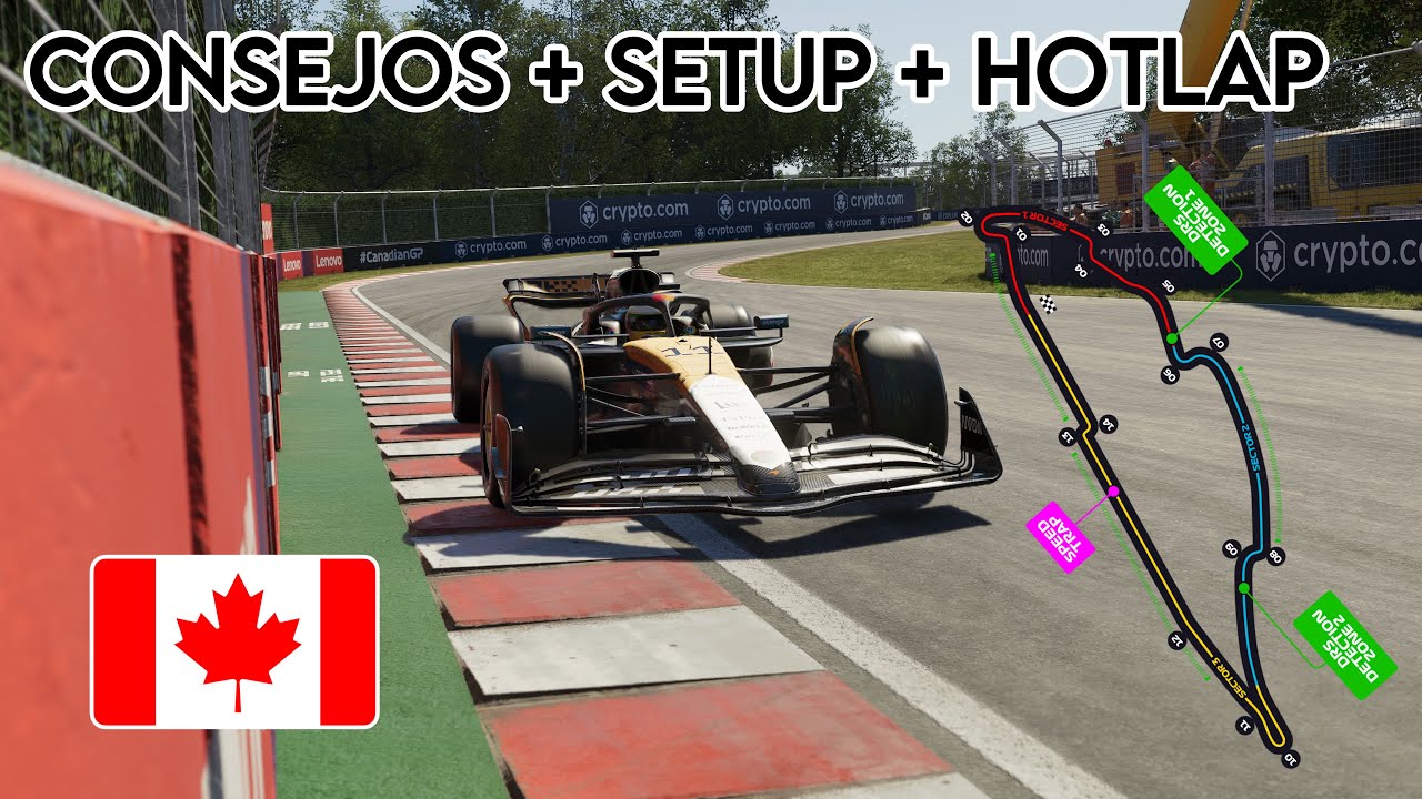 GUÍA DE COMO IR RÁPIDO EN CANADÁ EN F1 25 