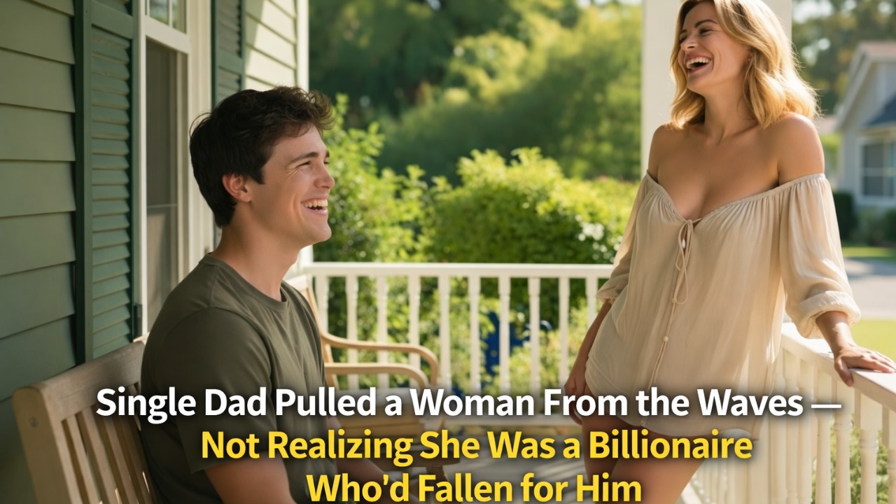 Single Dad Pulled a Woman From the Waves — Not Realizing She Was a Billionaire Who’d Fallen for Him