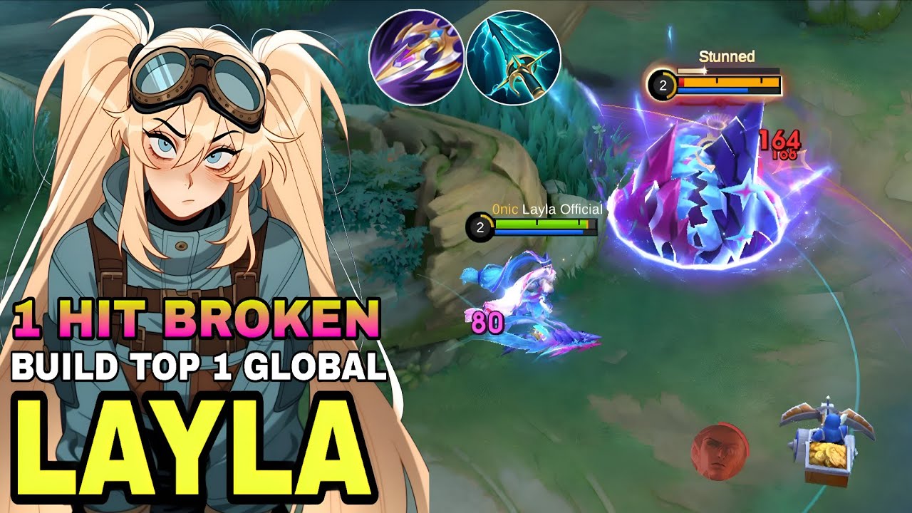 GLOBAL LAYLA BEST 1 HIT BUILD 2026!! (100% BROKEN) - MLBB