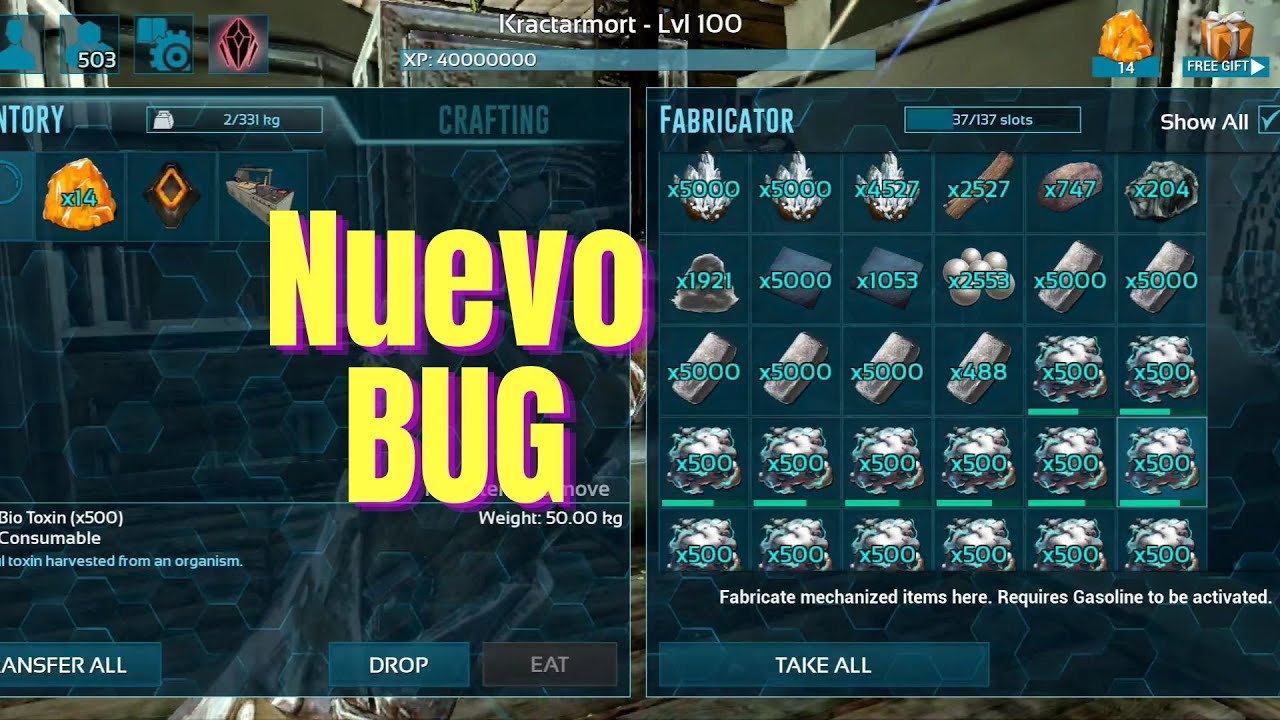 Metal y Biotoxinas infinitas - ARK Mobile: La Revolución Industrial 11/Agosto/2022