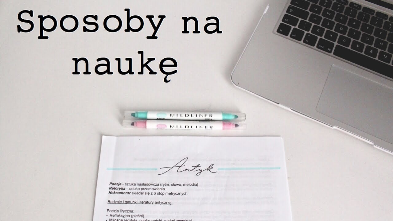 SPOSOBY NA NAUKĘ, NOTATKI I ORGANIZACJĘ! 📚