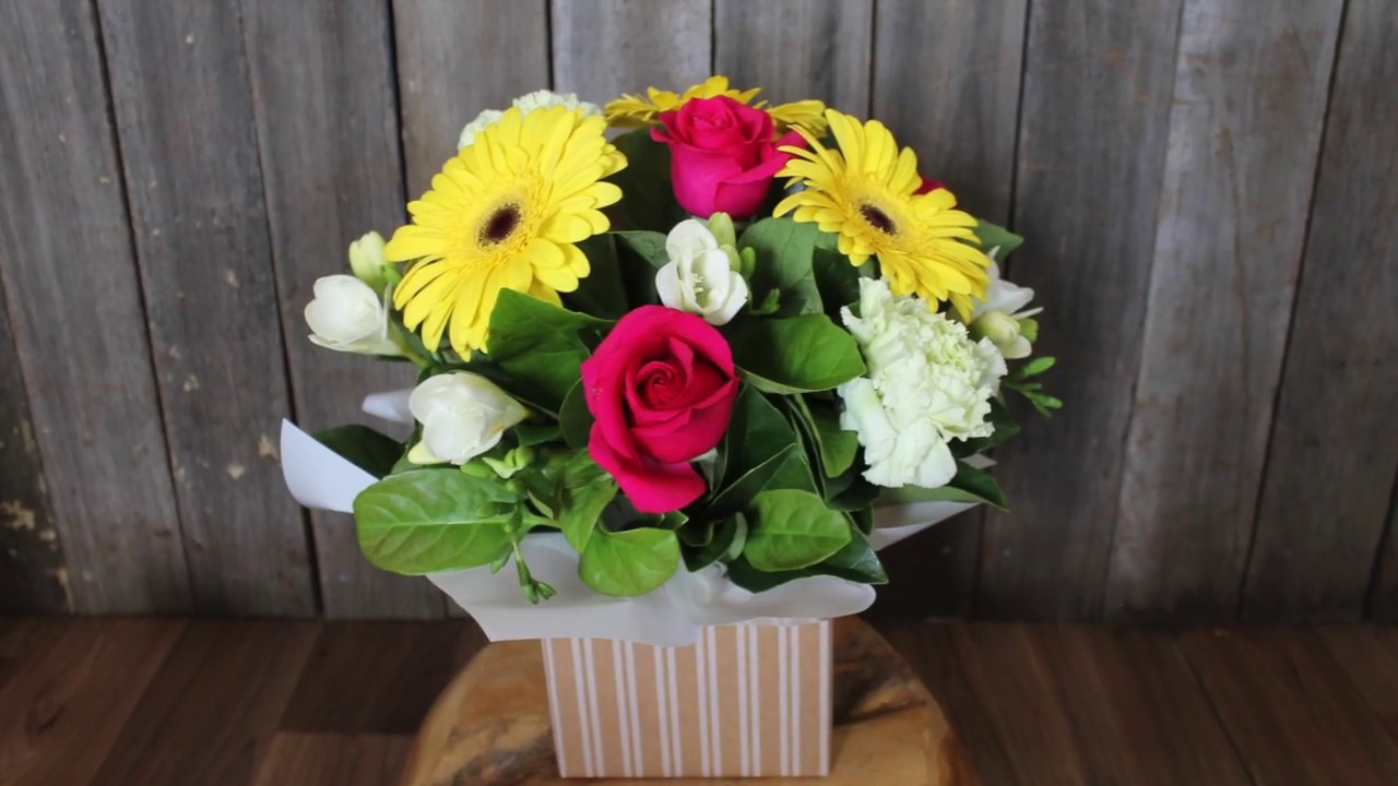 How to Make a Flower Box Arrangement- Version 2