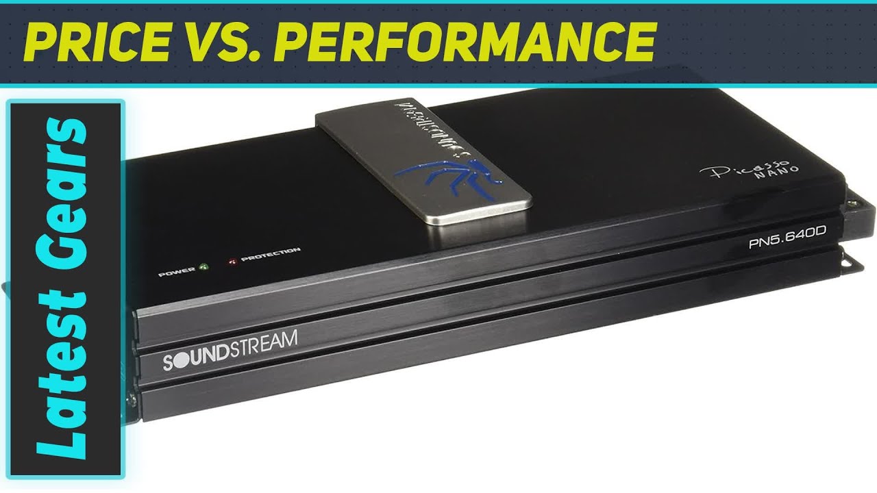 Soundstream PN5.640D Picasso Nano 640W 5-Channel Class D Digital Car Audio Amplifier: