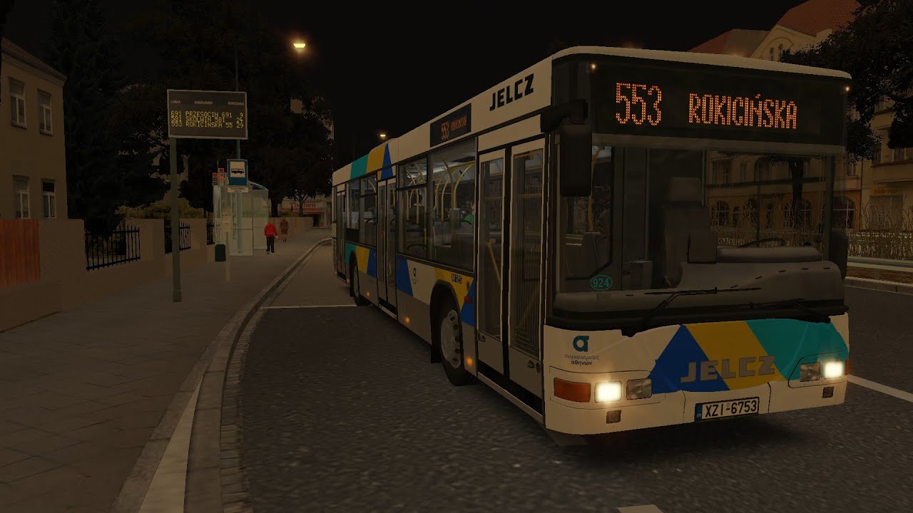 OMSI 2 GR | Fickyjny Szczecin | Line 553 | 924