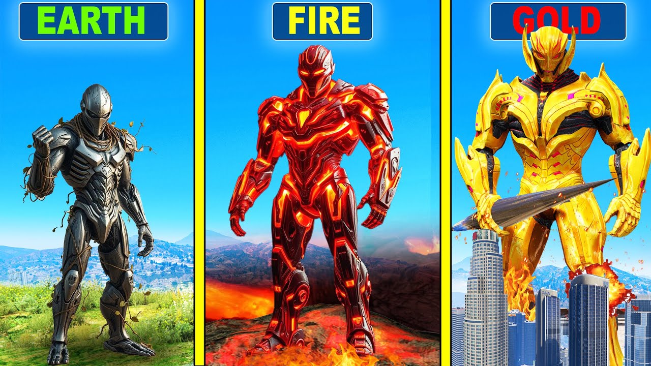 আপগ্রেড করলাম ELEMENTAL ULTRON SUIT -এ AVENGERS দের মারার জন্যে ! GTA 5