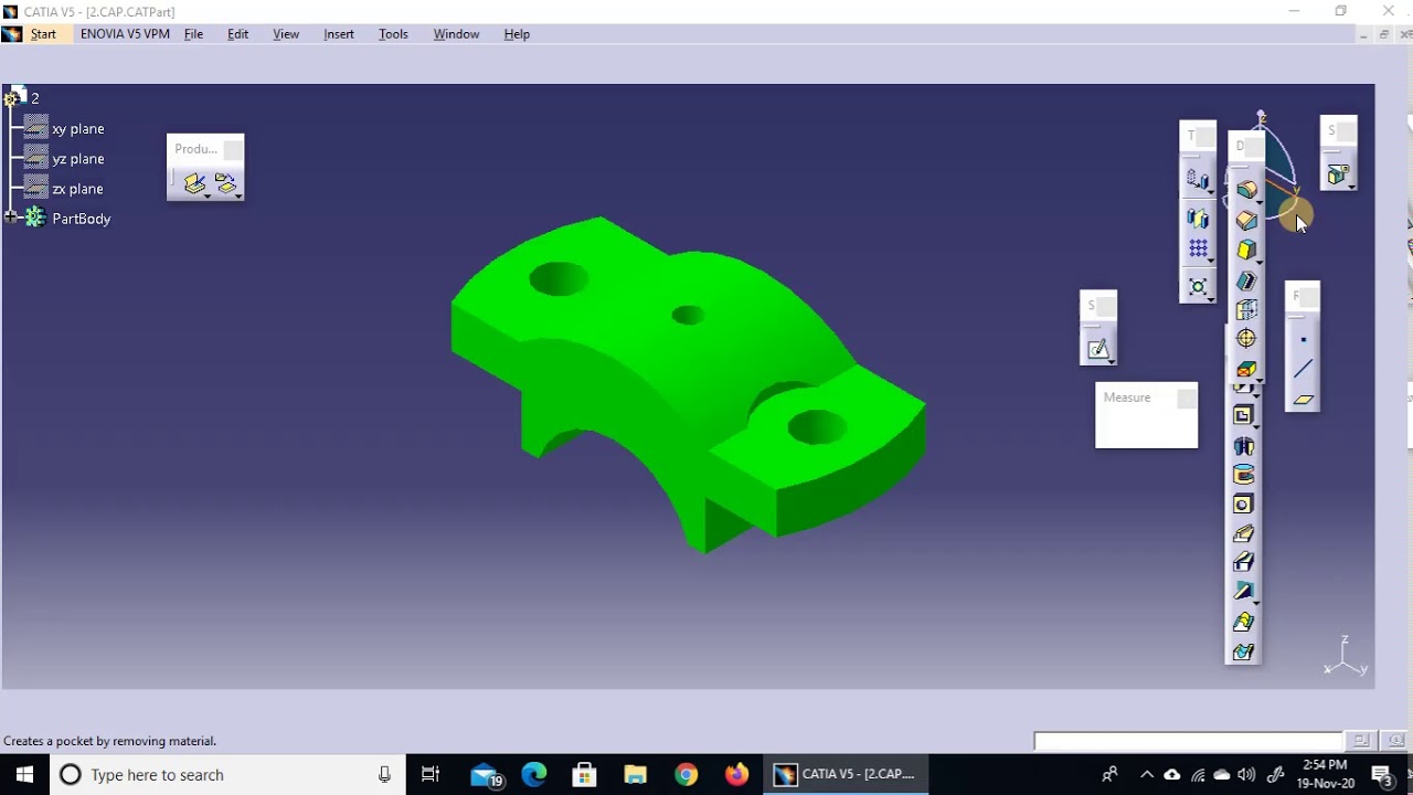 CATIA DRAFTING, PLUMMER BLOCK