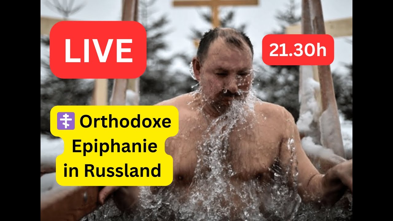 ❄️ LIVE: Eisbad zur orthodoxen Epiphanie in Russland 🇷🇺