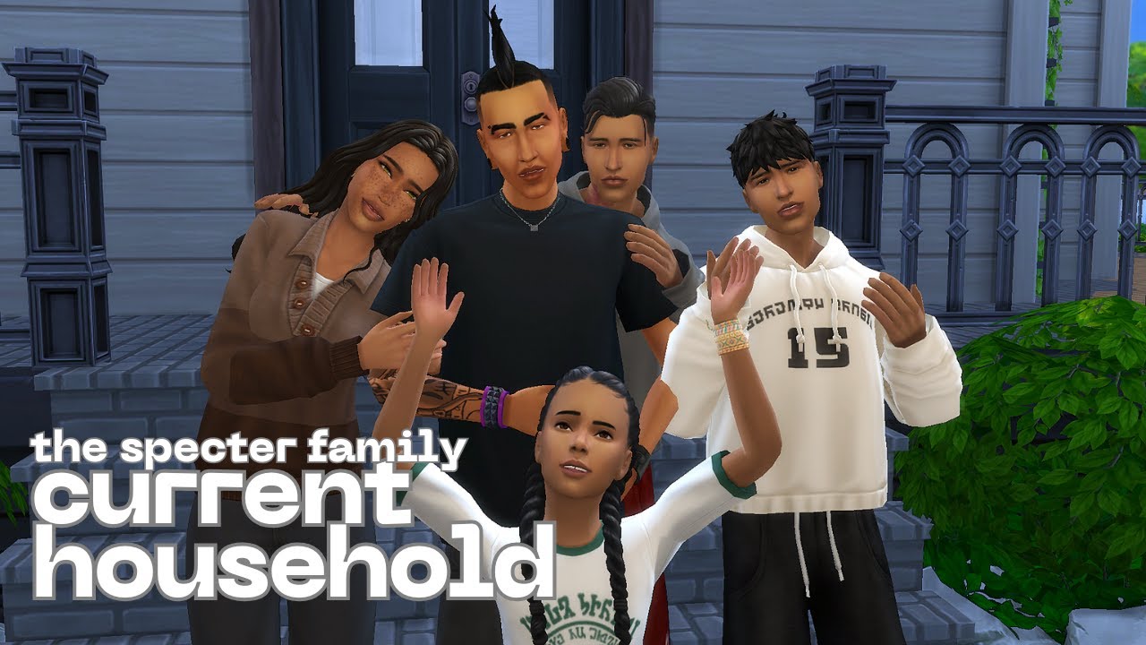 i'm obsessed with this family - current household sims 4