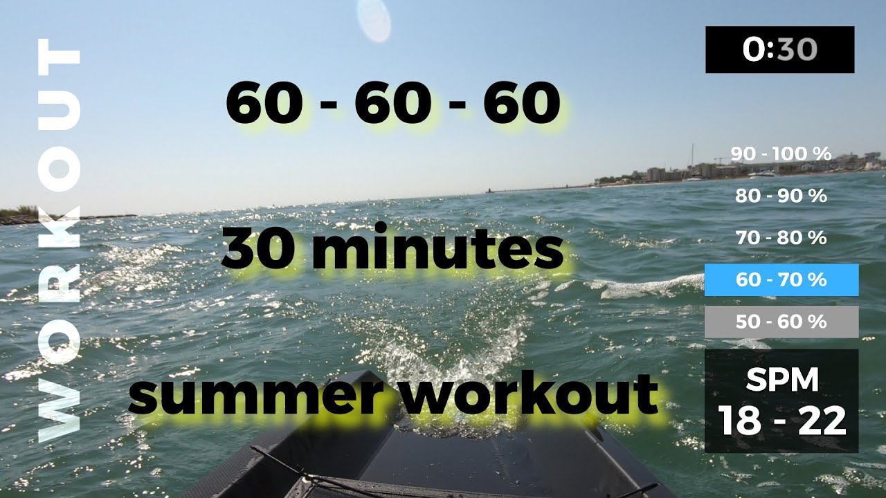 (21.03) - 60-60-60 - 30 minutes mediterranean summer hits workout for rowing machine