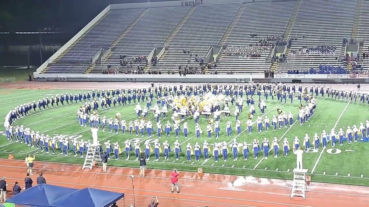 WVU Mountaineer Marching Band 2024 - Performance at The Kanawha County Band Festival  9/24/2024