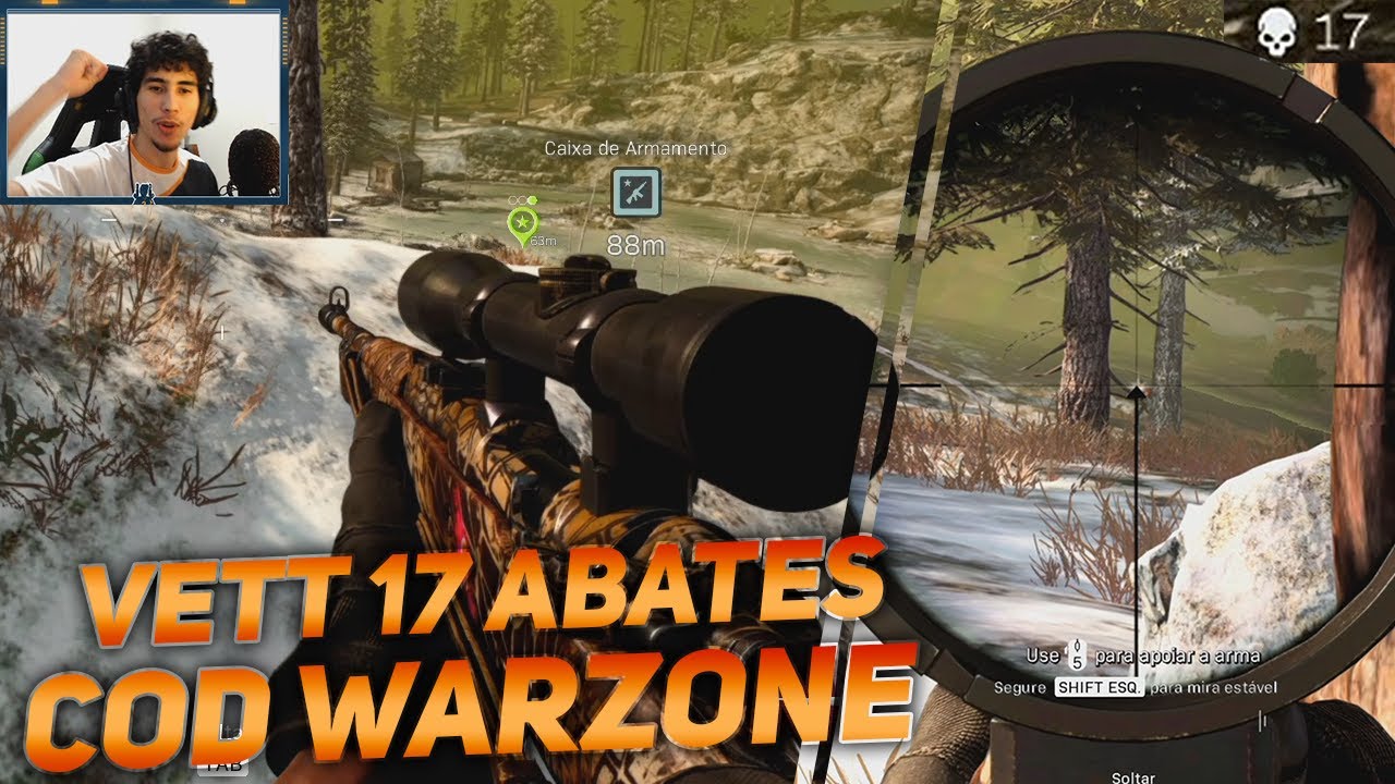 VETT NO COD WARZONE! JOGANDO COM KAR98 E P90