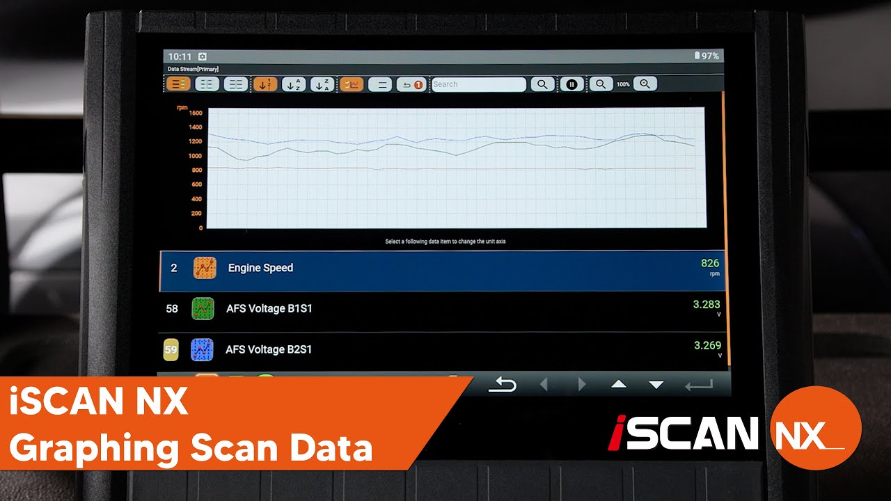 iSCAN NX Graphing Scan Tool - How To Use for Diagnostics