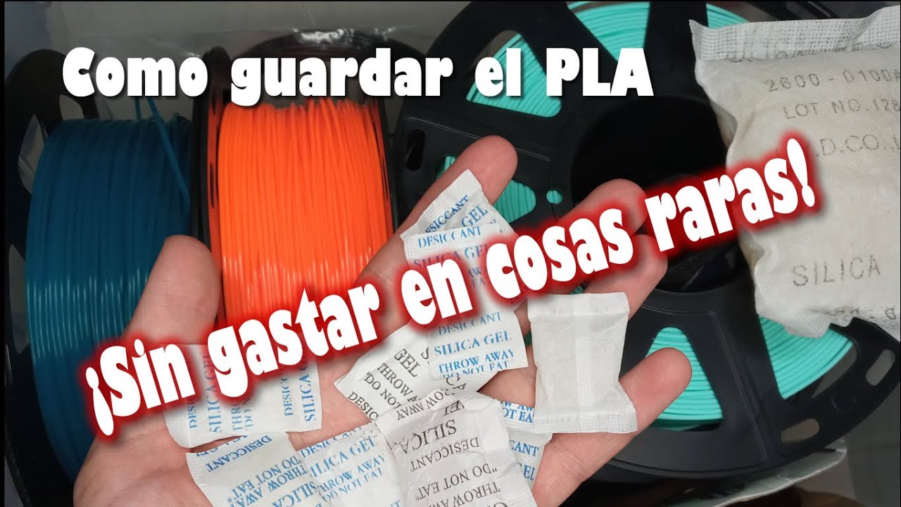 ⚠️ Como Guardar Filamento PLA ⚠️ - tips casero antihumedad! -