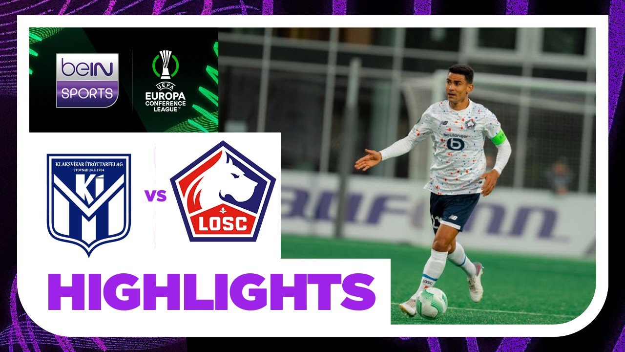 KI Klaksvik v Lille | Europa Conference League 23/24 | Match Highlights