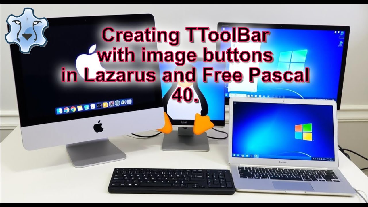 Creating TToolBar with image buttons in Lazarus and Free Pascal #lazarus #freepascal #toolbar