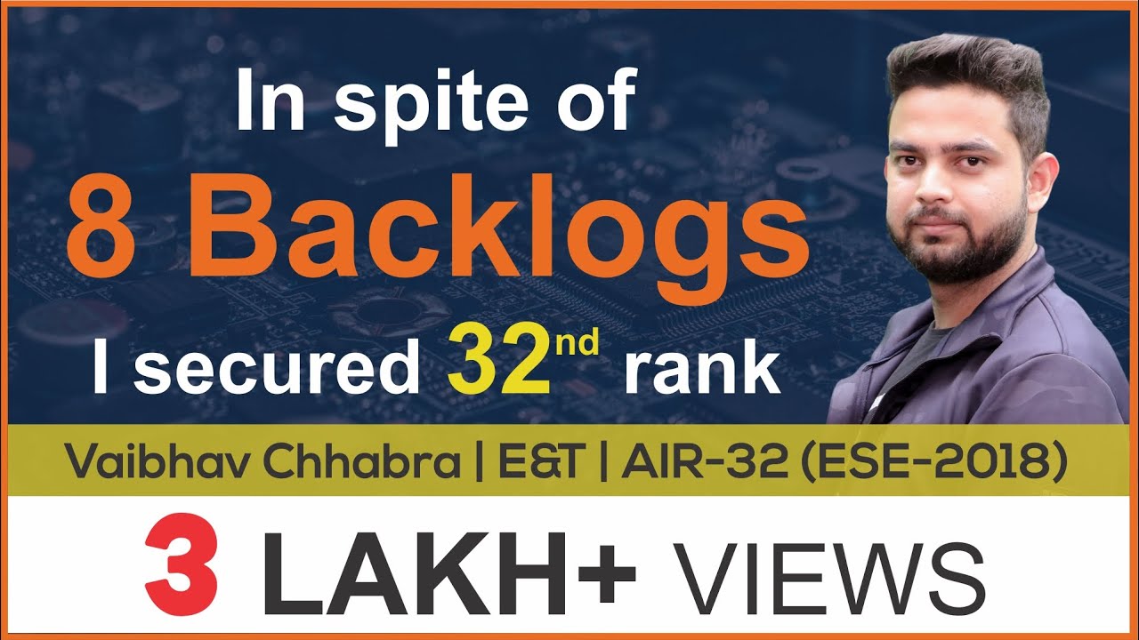 ESE/IES 2018 | Vaibhav Chhabra (E&T, AIR 32) - MADE EASY Student | Topper's Talk with Mr. B Singh