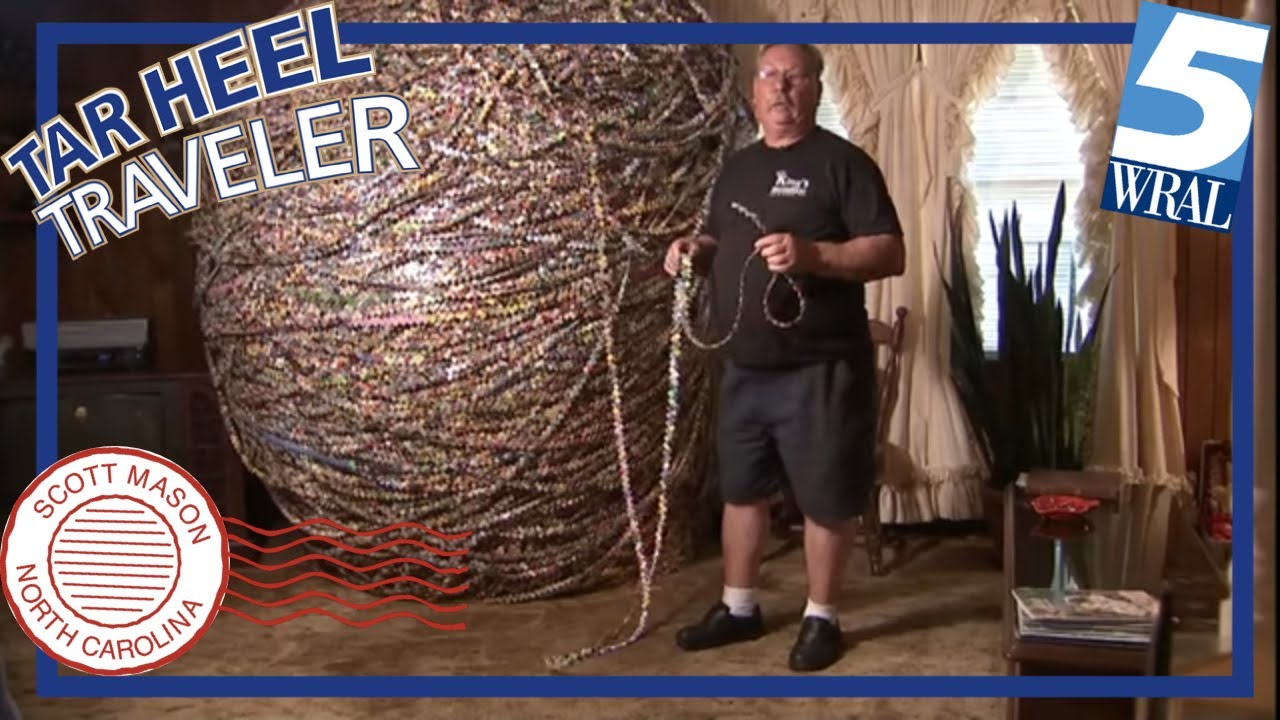 Tarheel Traveler Throwback: NC man creates 23-mile-long paper chain, started in 1979