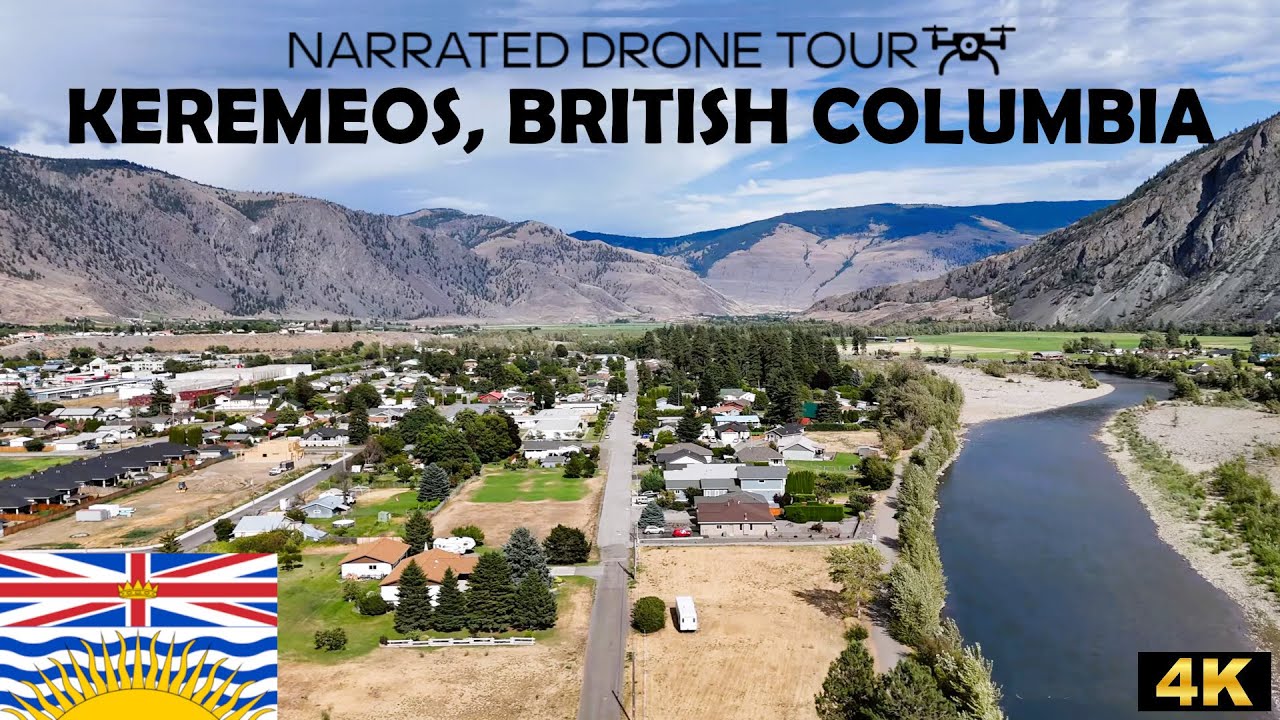 🍇 Keremeos, British Columbia 🏔️ | 4K Drone