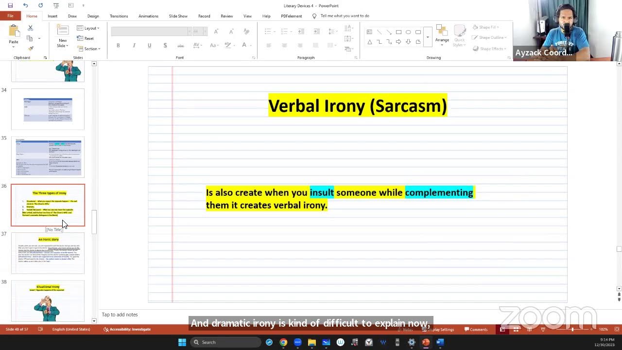 English Literature Techniques Full Lecture
