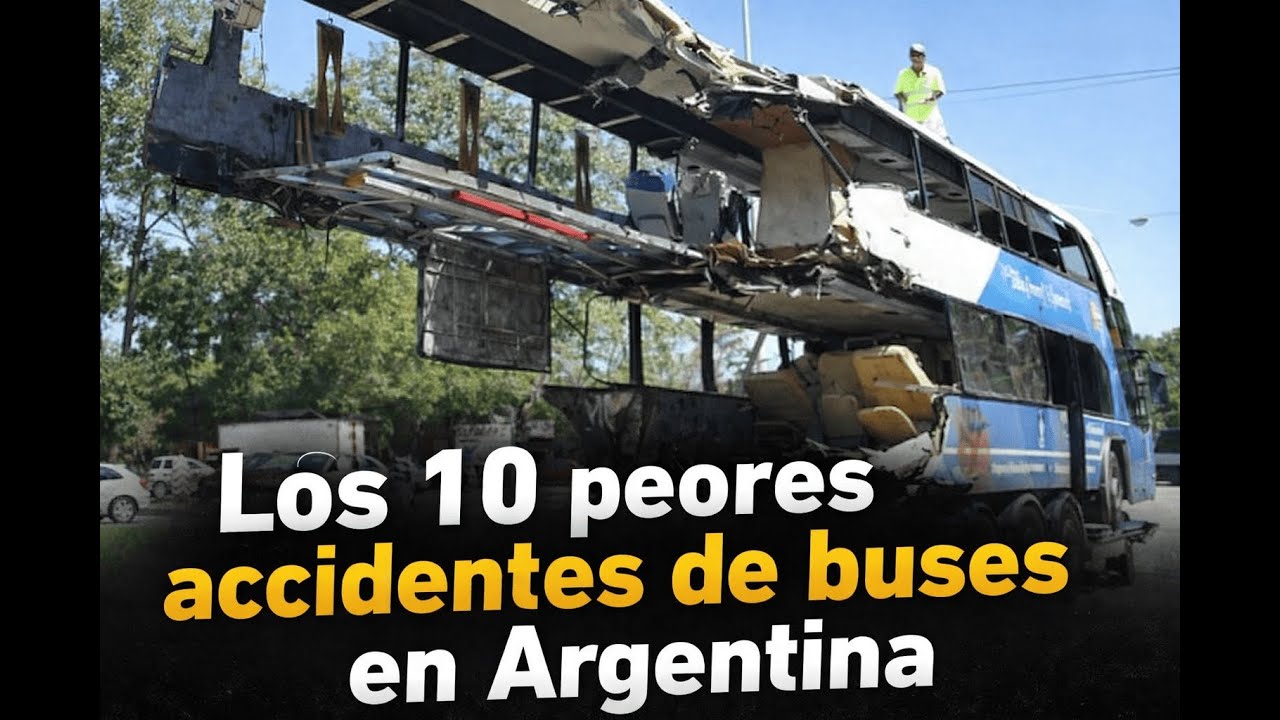 Los 10 peores accidentes de buses en Argentina