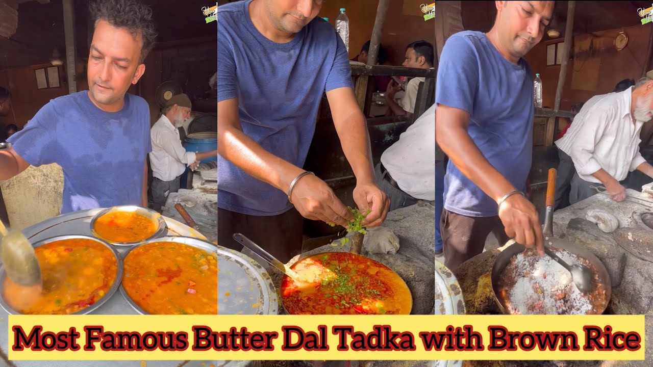 Most Famous Butter Dal Tadka with Brown Rice in Nagpur😍😍 Tadke wale Brown Rice🤩🤩
