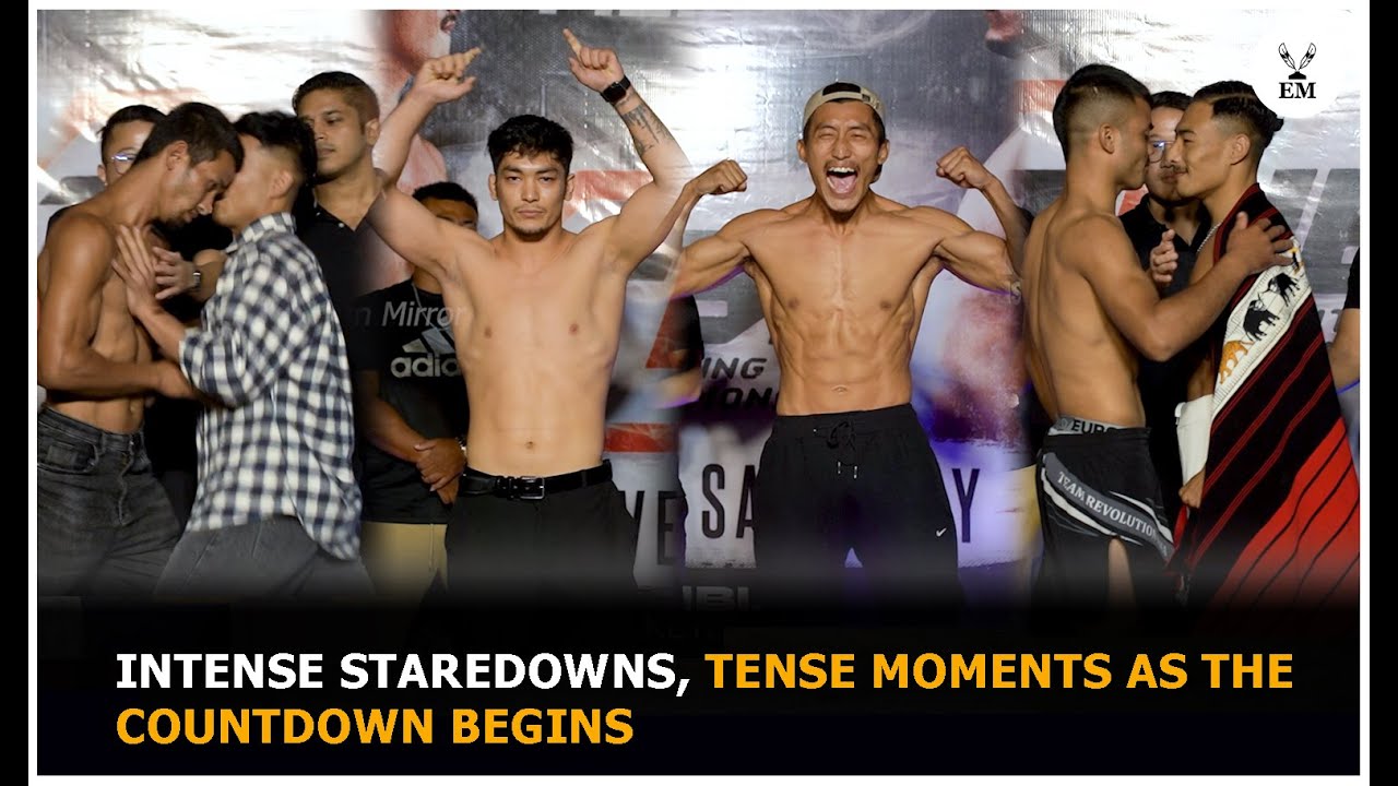 Fighters face-off for the first time ahead of upcoming Tribe Fighting Championship