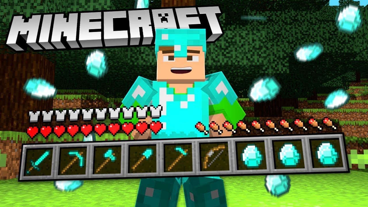ÄNTLIGEN HAR JAG FULL DIAMANT I MINECRAFT REALMVÄRLDEN | #11