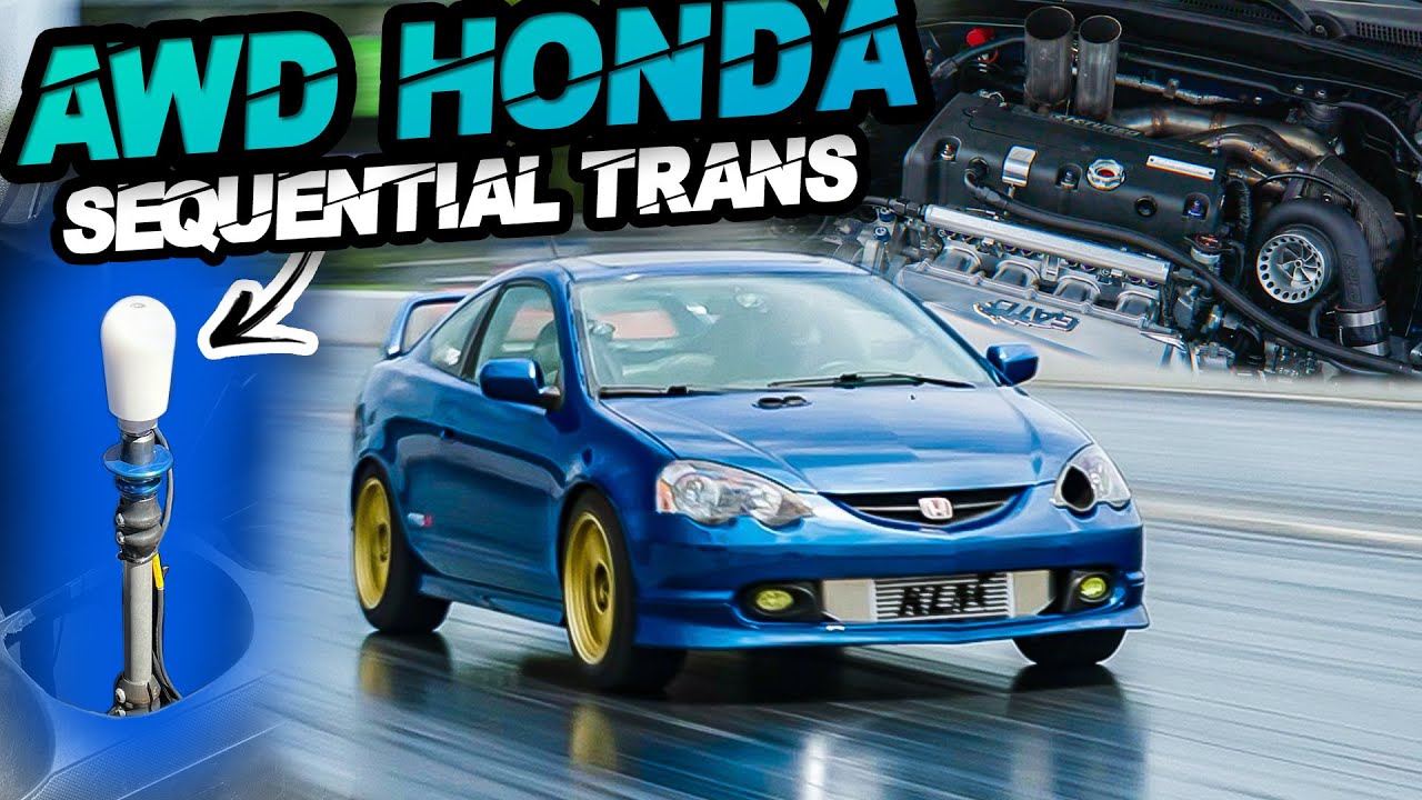 AWD Sequential Turbo Honda K20 FIRST RACE! IT'S FAST (C8 Corvette and Evo IX) - Ep.10