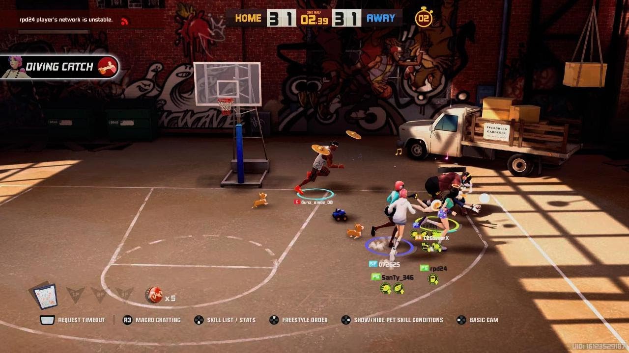 Ox Queen clutch up!! #3on3freestyle #basketball #gaming 
