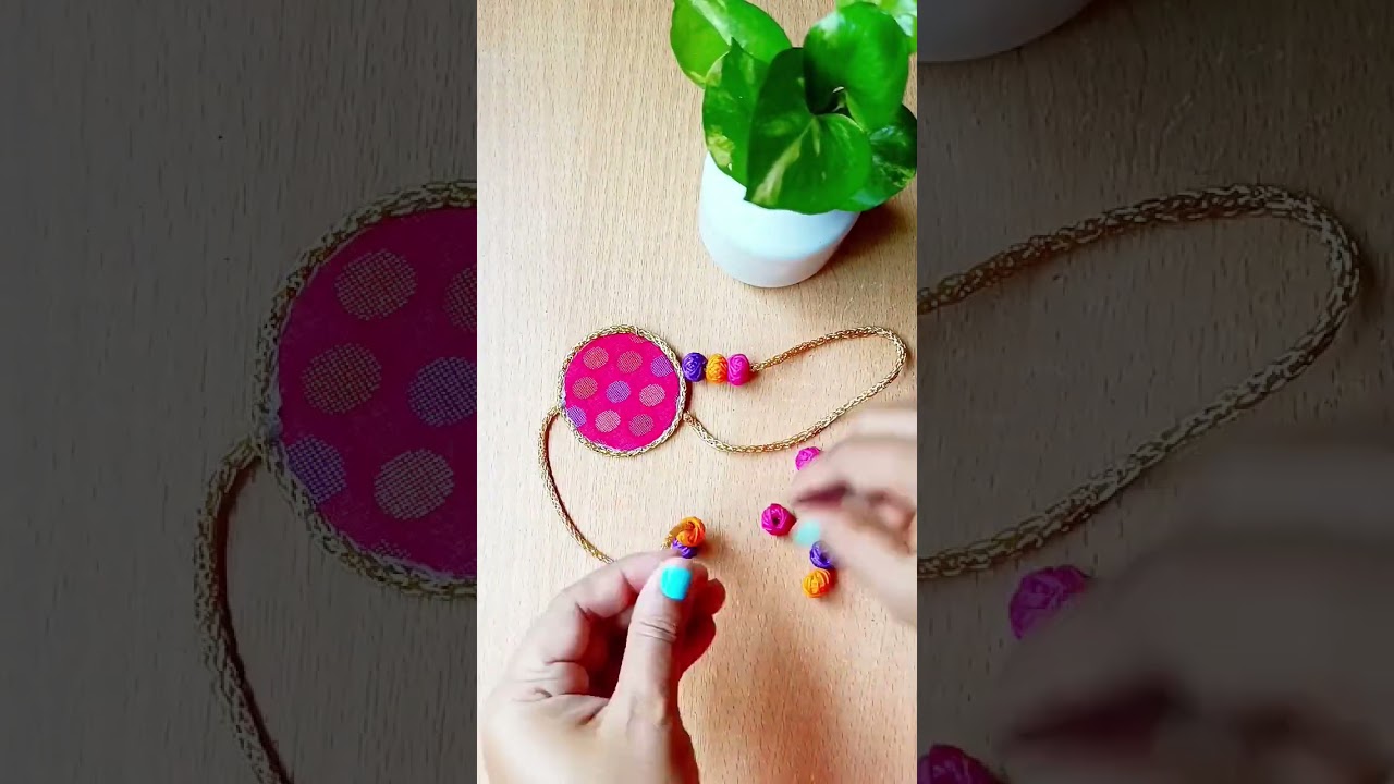 Name Customised Rakhi || Rakshabandhan Special DIY #shorts #youtubeshorts #rakhi