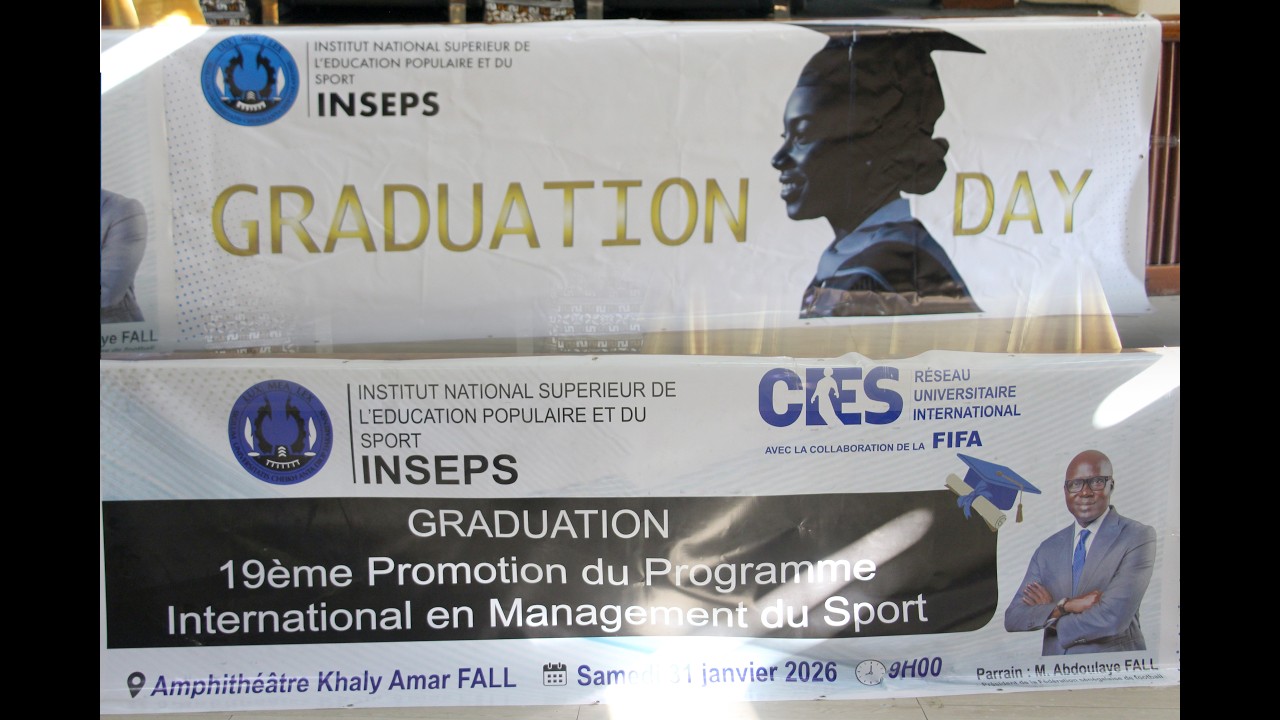 INSEPS/FIFA/CIES : une cérémonie d'excellence entre formation et victoire continentale