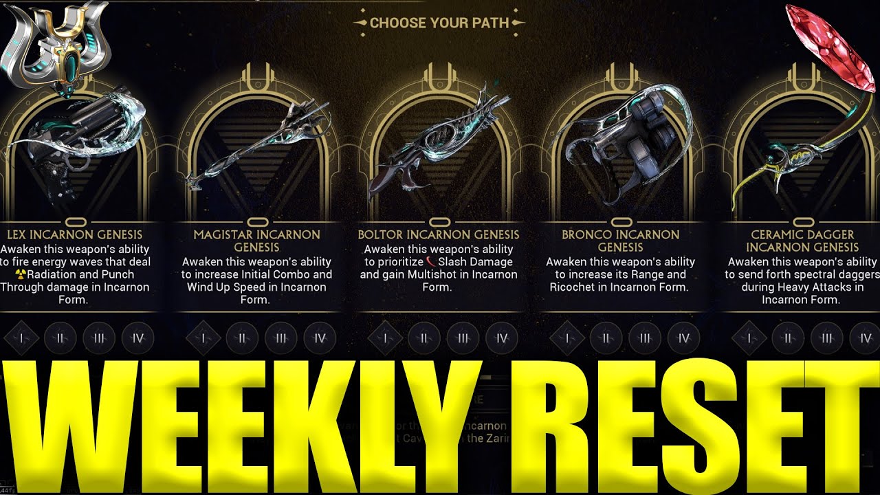 Free Umbra Forma & Strong Incarnons! Warframe Weekly Reset!