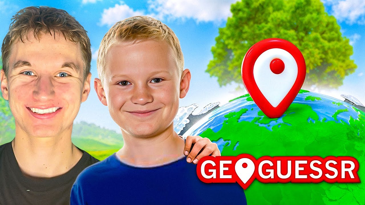Spiller 2v2 GeoGuessr med min Bror!