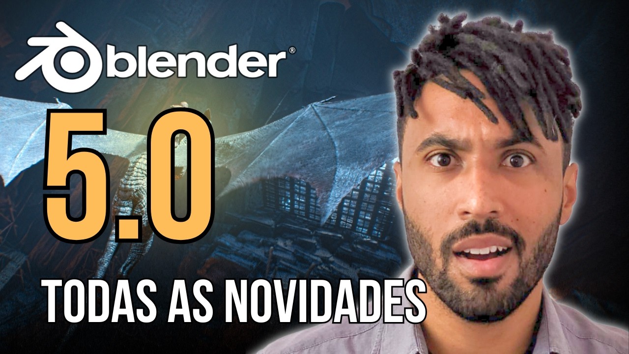 🔴Blender 5.0 - Todas as novidades