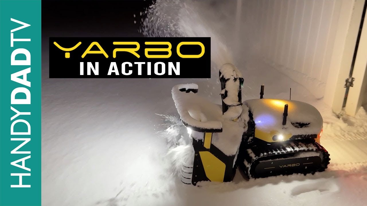 Yarbo Snowblower In Action