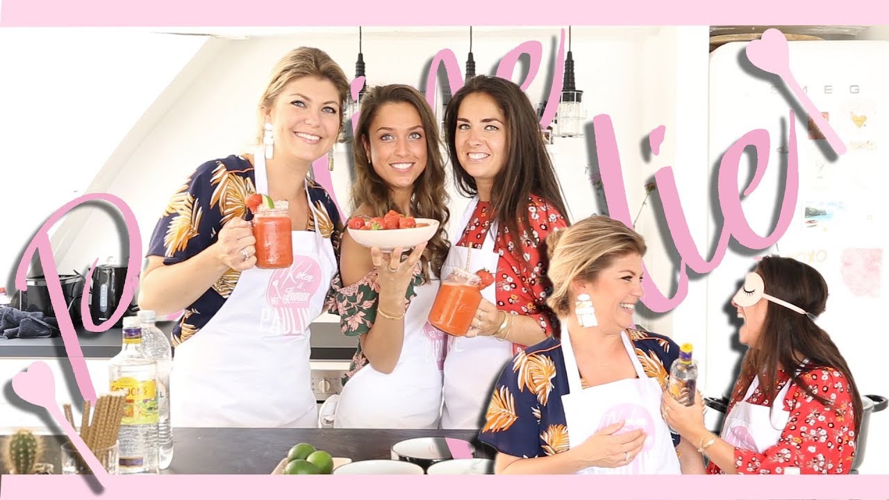 KOKEN EN KNOEIEN MET PAULINE EN LESLIE | EEN GIN TONIC IN EEN GEZOND JASJE?