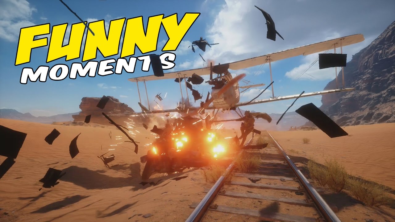 BATTLEFIELD 1 FUNTAGE ! - (Stupid Crash, Trolls, FAILS & LOLS) BF1 Funny Moments